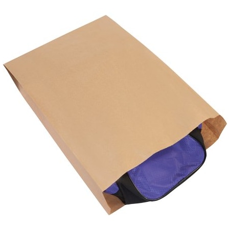 Bsc Preferred 17 x 4 x 24'' Kraft Gusseted Merchandise Bags, 500PK BUY00018851